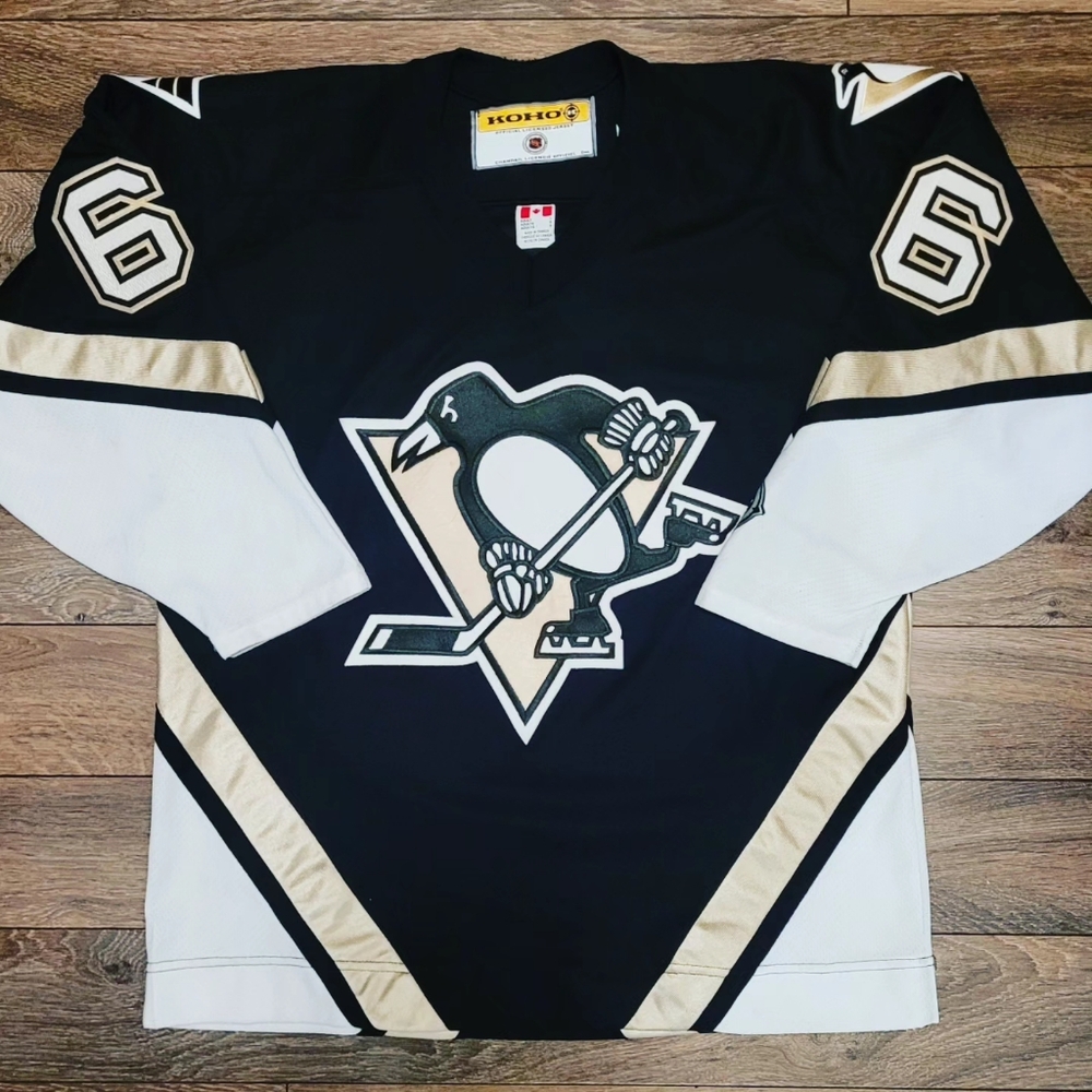 2000-01 Adult Large Mario Lemieux KOHO Pittsburgh Penguins NHL Hockey Jersey